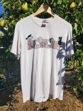 Vintage 2000s Tool Lateralus Flaming Eye Band Tee – White